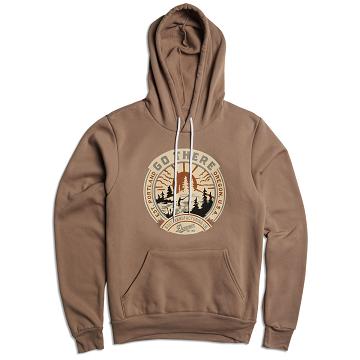 Danner Go There Pullover Hoodie Kläder Herr Bruna | SE5022MA