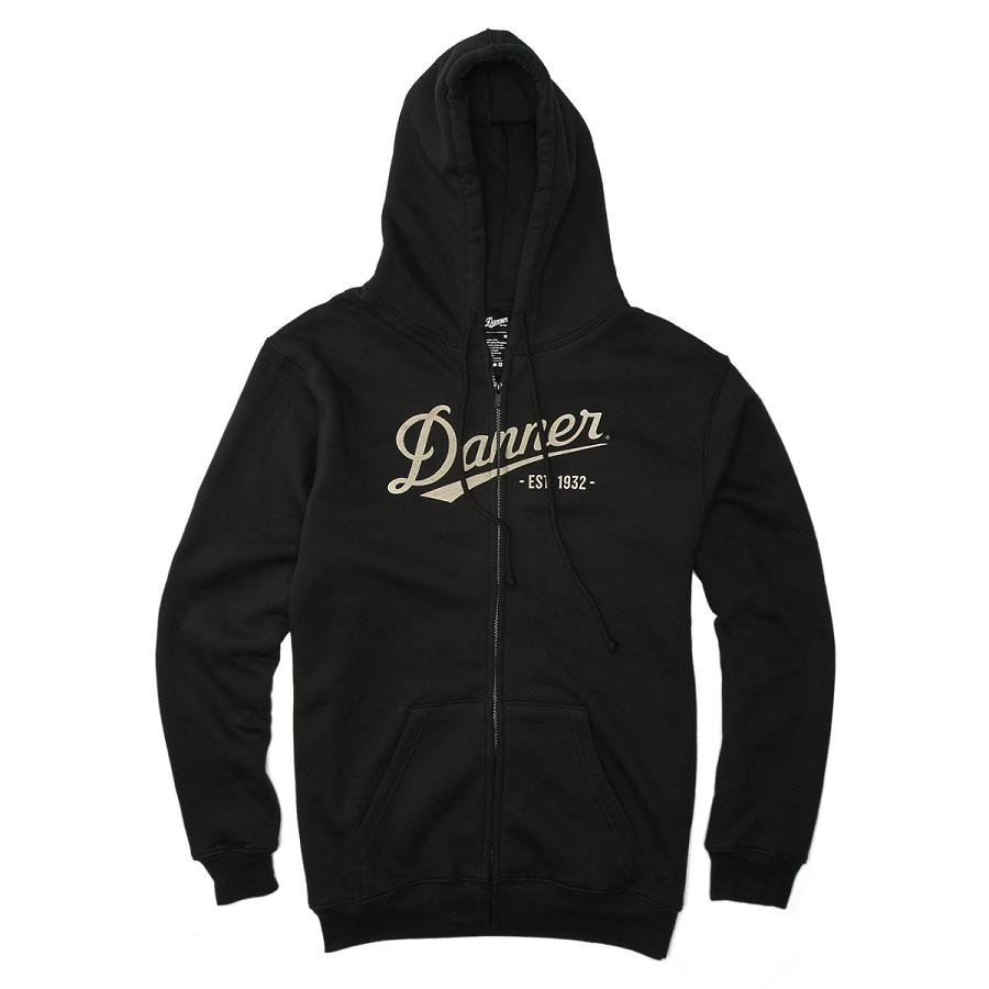 Danner Logo Hoodie Zip-Up Kläder Herr Svarta | SE5023NB