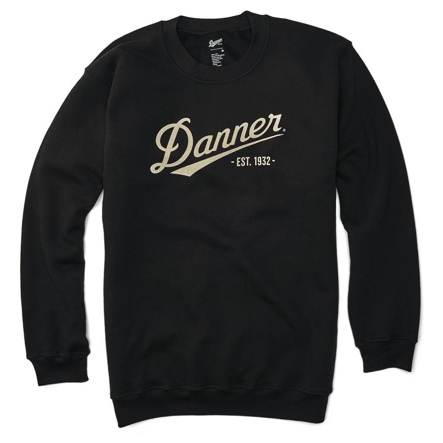 Danner Logo Sweatshirt Kläder Herr Svarta | SE5024HK