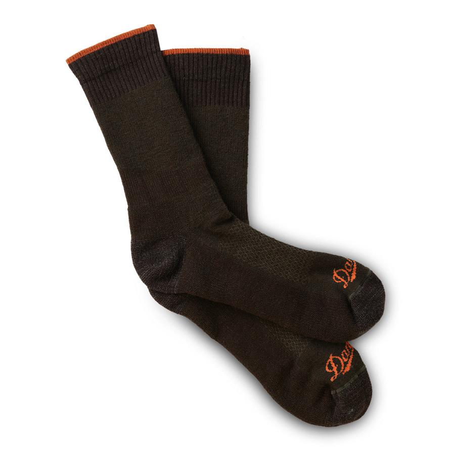 Danner Midweight Pronghorn Sock Crew Strumpor Dam Olivgröna | SE4521HK