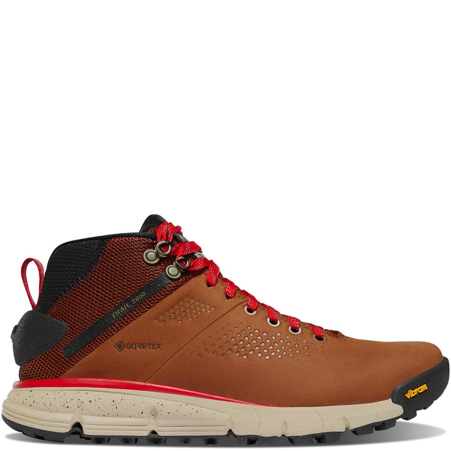 Danner Trail 2650 Mid GTX Vandringsskor Dam Bruna Röda | SE4398PQ