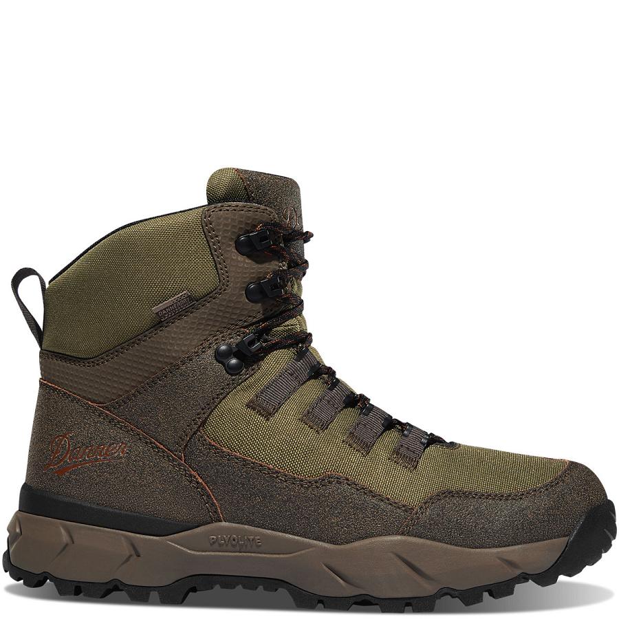 Danner Vital Trail Vandringskängor Herr Bruna Olivgröna | SE4823NB